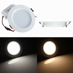 Non-dimmable 5W Round LED Recessed Ceiling Panel Down Light With Driver 85-265V