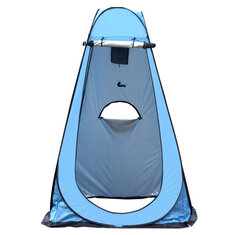 خيمة واحدة التلقائي التخييم المضادة للأشعة فوق البنفسجية ظلة شاطئ خيمة المرحاض مع حقيبة التخزين