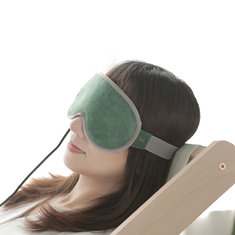  Akıllı Göz Bandı Nefes Alabilir Uyku USB Şarj Edilebilir 5 Masaj Mod 3 Sıcaklık Ayar Modu Travel Office Eye Maske
