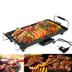 1200W Non-Stick Smokeless BBQ Grill Pan Electric Barbeque Stove Outdoor Camping Picnic EU US Plug
