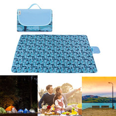 Klappbare 145 / 195x200cm Picknickmatte Wasserdicht Strand Feuchtigkeitsfeste Decke Camping Travel