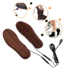 Unisex USB Ayakkabı için Elektrikli Isıtmalı Tabanlık Şarj Kış Isıtıcı Ayak Isıtma Astarı Botlar Şarj Edilebilir Isıtıcı Pedleri 