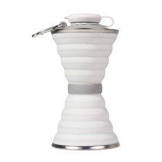 IPRee® 500ml Opvouwbare siliconen waterfles Telescopische mok om thee en koffie te drinken, Sportreisketel, BPA-vrij