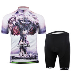 بدلة ركوب الدراجات الرجالية قميص وشورتات الذرية