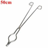 50cm Stainless Steel Crucible Tong Clamp Graphite Melting Furnace Pliers Holder