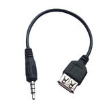 3.5 мм автомобилей AUX USB аудио кабель trainborn mp3 адаптер кабель адаптера