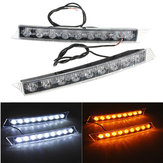 9 LED gerência de dia fazendo pisca-pisca drl branco LED luzes