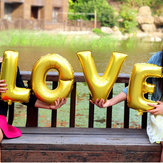 16 İnç Alüminyum Folyo Aşk Balon Düğün Teklif Partisi Dekorasyonu Aşk Balons 