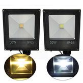 إضاءة فيضة LED بحساس حركة PIR بقوة 50 واط IP65 إضاءة باللون الأبيض الدافئ / البارد