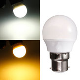 B22 3W 温かい白/白 AC 220V 8 SMD 2835 LED グローブライト電球