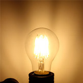 E27 A60 6W Warmweiß/Weiß LED Filament COB dimmbare Glühbirne Strom AC220V/110V