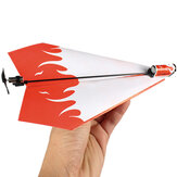 Hopfällbart elektriskt pappersflygplan konverteringsset leksaksgåva