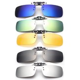 Поляризованная клипса на солнцезащитных очках Солнцезащитные очки для вождения ночного видения Объектив