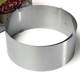DIY justierbare Abgerundete Mousse Ring Retractable Kreis Ring Kuchen Form 