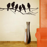 Kivehető madarak ága fa matricák Home Art matricák DIY nappali dekoráció 