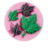Akçaağaç Yaprağı Silikon Fondan Kalıbı Şekerleme Pasta Dekorasyon Kalıbı