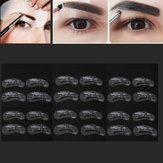 24Pcs Makeup DIY Eyebrow Stencils Shaping Model Templates Tool