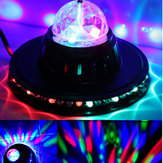 8W Περιστρεφόμενος LED Club Disco Πάρτι Κρυστάλλινη Μαγική Μπάλα Εφέ Φωτός Σκηνής