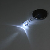 100pcs 20Ma F5 5MM Transparente superhelle weiße LED-Diode