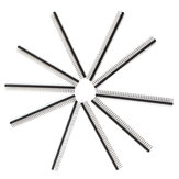 10pcs 40 Pin 2.54mm Single Row Pin Header Curved Needle For Arduino - products that work with official Arduino boards