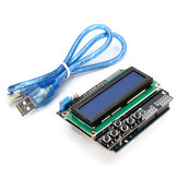 UNO R3 USB Entwicklungskarte mit LCD 1602 Tastatur Shield Kit