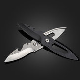 12 cm-es többfunkciós mini összecsukható kés Charms kulcstartó ajándék eszköz