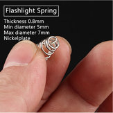 DIY Flashlight Spring Driver Spring Thickness 0.8mm