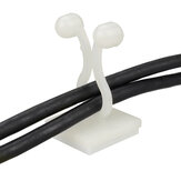 10pcs Clip Gestão de linha Tie-ray Wire Bobbin Winder Cor aleatória