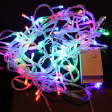 10m 100 LED cadena de hadas multicolor luz del partido 220v