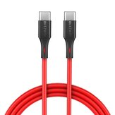 [3 Pack] BlitzWolf® BW-TC17 18W 3A USB PD QC4.0 Type-C to Type-C Charging Data Cable 3ft/0.9m For iPad Pro 2020 For Xiaomi Mi 10