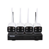 ESCAM WNK403 4CH WiFi NVR Kit P2P 1080P נקודת גישה חיצונית IR ראיית לילה מערכת מצלמה IP