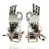 DIY 5DOF Robot Five Fingers Metal Manipulator Arm Left and Right Hand QDS-1601