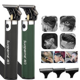 Aparelho de barbear elétrico sem fio T-Blade Trimmer USB para ferramenta de corte de cabelo de salão de barbeiro