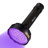 Alonefire SV128 LED Blacklight 395nm UV Flashlight Ultraviolet Torch for Dry Pets Urine Stain Fluorescence Detection Lamp