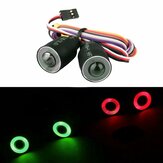 Red or Green LED Lights Headlight For 1/10 4WD Rock Crawler Axial SCX10 RC Car