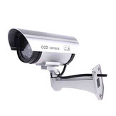 Caméra de surveillance factice et fictive extérieure étanche CA-11-01 avec voyant lumineux rouge clignotant