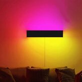 Современная минималистская светодиодная настенная лампа RGB Symphony для спальни, гостиной, прикроватной лампы с пультом дистанционного управления