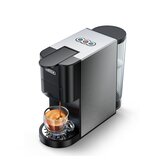 [EU Doğrudan] HiBREW Kahve Makinesi 4in1 Çoklu Kapsül Espresso Dolce Süt ve Espresso ve ESE Kap ve Toz Kahve Makinesi Paslanmaz Metal Dış Görünüm H3