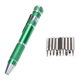 Pro'sKit SD-9814 9 in 1 Aluminum Handle Magnetic Screwdriver Set for Home Appliances Maintenance 