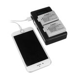 Palo LP-E8-C USB зарядное устройство с аккумулятором для мобильного телефона источник питания для батареи Canon LP-E8 DSLR-камеры c индикатором LED