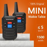 1PC or 2PCS Baofeng C50 Mini Walkie Talkie Portable Ham Radio Comunicador UHF PTT Handy Two Way Radio HF Transceiver
