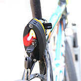 XANES TLL02 Arka Lambası Tip Katlanır Bisiklet Kilit Kauçuk Yüzey Anti-hırsızlık Ortak Kilit MTB Için
