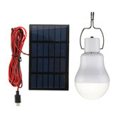 5V 1W Zonne-energie LED-lamp Draagbaar Outdoor Kampeertent Energielamp