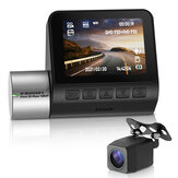 V50 داش كام مفرد / تسجيل مزدوج 4K 2160P UHD مسجل فيديو رقمي للسيارات 360 درجة دوران اتصال واي فاي 24 ساعة وقوف السيارات