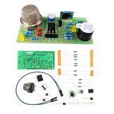 MQ-5 Gasdetectie Alarmeringscircuit Geluid en Licht Elektronische Onderwijs Training DIY Onderdeel Productiesensor Kit