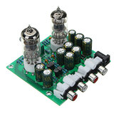 Placa de amplificador de pré-amplificador de tubo pré-montada AC 12V 1A 6J1 Módulo de pré-amplificador Amplificador de fones de ouvido Buffer estéreo Bass HIFI X10-D