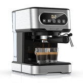 Máquina de café expresso BlitzWolf BW-CMM2 20 bar de extração de alta pressão para espuma de leite Controle preciso Sistema duplo de proteção segura 1100W