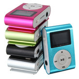Mini USB Clip Reproductor Multimedia de Música MP3 Pantalla LCD Soporta Tarjeta Micro SD TF de 32GB