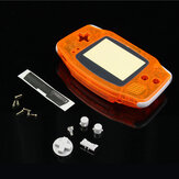 Transparante Oranje Shell Behuizing Case Cover Voor Nintendo Game Boy Advance GBA