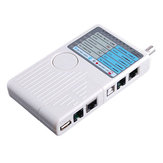 Fjernkontroll RJ11 RJ45 USB BNC LAN Network Phone Kabel Tester Meter
